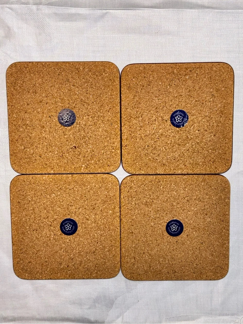 Vintage Pimpernel Lighthouse Coasters Set of 4 Cork Back Made in England
